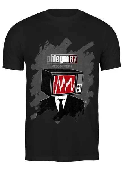Заказать мужскую футболку в Москве. Футболка классическая phlegm87 / Melodymeph от OEX design - готовые дизайны и нанесение принтов.