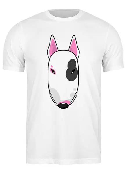 Заказать мужскую футболку в Москве. Футболка классическая мультяшная собака от sergei1807@yahoo.com - готовые дизайны и нанесение принтов.