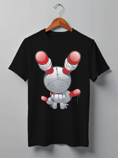 Заказать мужскую футболку в Москве. Футболка классическая Zombies от oneredfoxstore@gmail.com - готовые дизайны и нанесение принтов.
