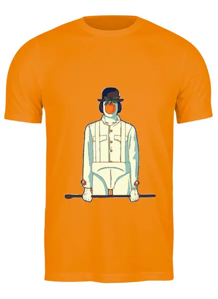 Заказать мужскую футболку в Москве. Футболка классическая Clockwork orange от YellowCloverShop - готовые дизайны и нанесение принтов.