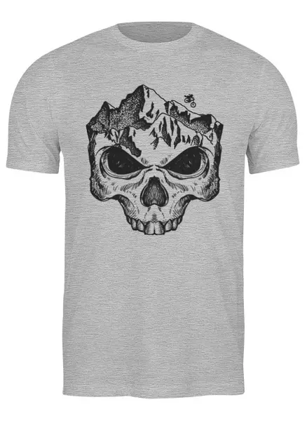 Заказать мужскую футболку в Москве. Футболка классическая MTB Ride от oneredfoxstore@gmail.com - готовые дизайны и нанесение принтов.