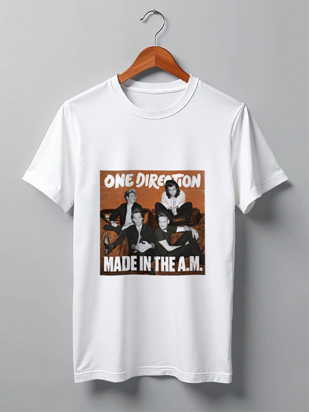 Заказать мужскую футболку в Москве. Футболка классическая One Direction от cherdantcev - готовые дизайны и нанесение принтов.