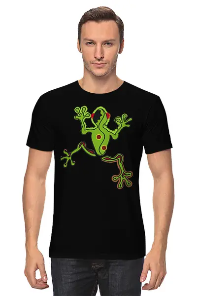 Заказать мужскую футболку в Москве. Футболка классическая Animals от oneredfoxstore@gmail.com - готовые дизайны и нанесение принтов.