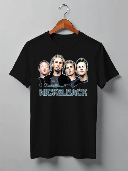 Заказать мужскую футболку в Москве. Футболка классическая Nickelback  от balden - готовые дизайны и нанесение принтов.