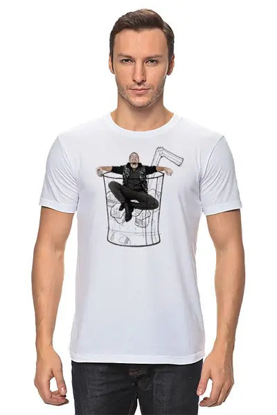Заказать мужскую футболку в Москве. Футболка классическая Эпизод 2 - Айсберг от Rain - готовые дизайны и нанесение принтов.
