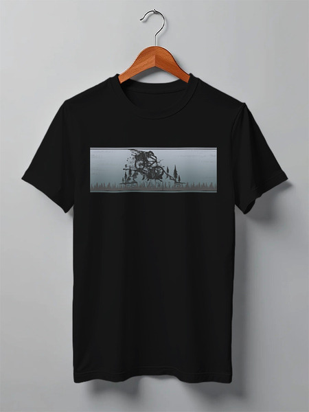 Заказать мужскую футболку в Москве. Футболка классическая Mountain Bike от oneredfoxstore@gmail.com - готовые дизайны и нанесение принтов.