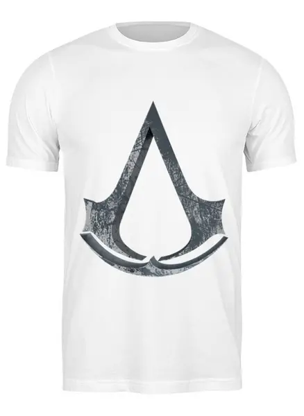 Заказать мужскую футболку в Москве. Футболка классическая Assassin’s Creed от GeekFox  - готовые дизайны и нанесение принтов.