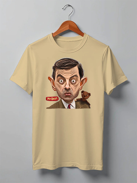 Заказать мужскую футболку в Москве. Футболка классическая Mr.Bean от Leichenwagen - готовые дизайны и нанесение принтов.