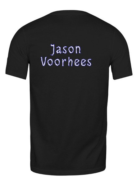 Заказать мужскую футболку в Москве. Футболка классическая Джейсон Вурхис от Alex Valerich - готовые дизайны и нанесение принтов.