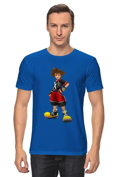 Заказать мужскую футболку в Москве. Футболка классическая Супергерой от ПРИНТЫ ПЕЧАТЬ  - готовые дизайны и нанесение принтов.