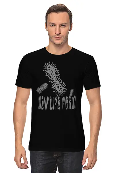 Заказать мужскую футболку в Москве. Футболка классическая Science от oneredfoxstore@gmail.com - готовые дизайны и нанесение принтов.