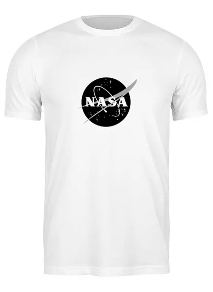 Заказать мужскую футболку в Москве. Футболка классическая NASA  от queen  - готовые дизайны и нанесение принтов.