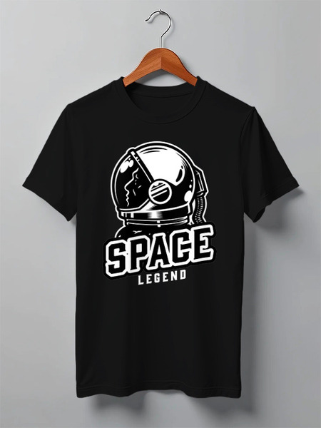 Заказать мужскую футболку в Москве. Футболка классическая Space Legend от The Spaceway  - готовые дизайны и нанесение принтов.