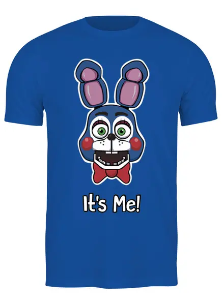 Заказать мужскую футболку в Москве. Футболка классическая Бонни ( Bonnie The Bunny) от cherdantcev - готовые дизайны и нанесение принтов.
