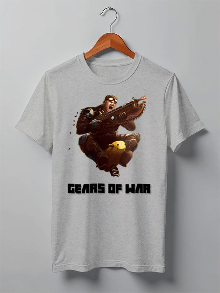 Заказать мужскую футболку в Москве. Футболка классическая War of Gears от kardakov94@mail.ru - готовые дизайны и нанесение принтов.