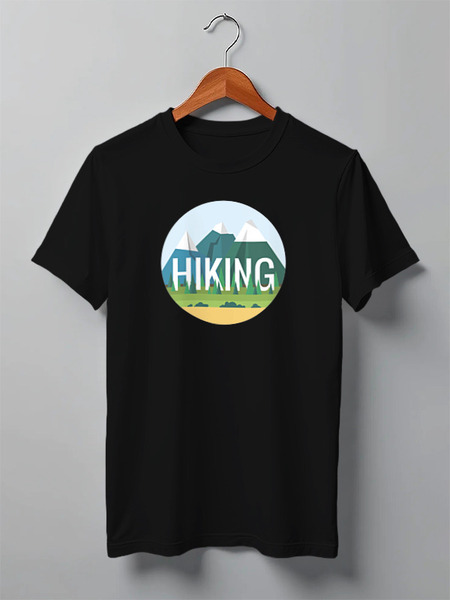 Заказать мужскую футболку в Москве. Футболка классическая Mountains от oneredfoxstore@gmail.com - готовые дизайны и нанесение принтов.