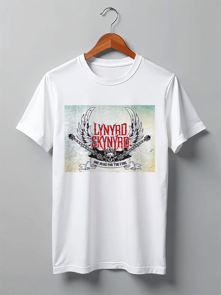 Заказать мужскую футболку в Москве. Футболка классическая Lynyrd Skynyrd от Fedor - готовые дизайны и нанесение принтов.