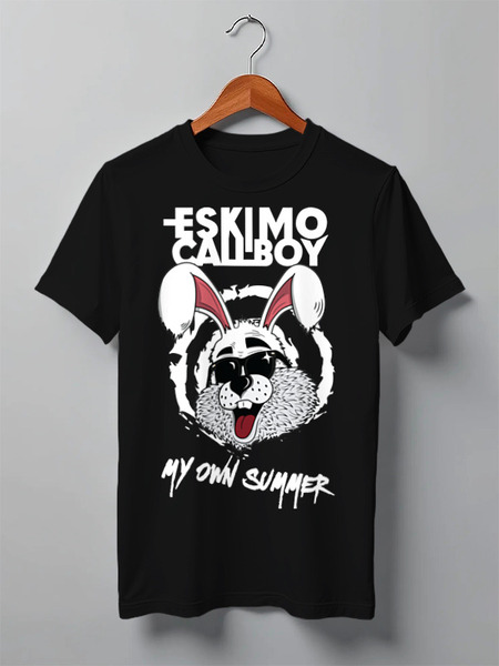 Заказать мужскую футболку в Москве. Футболка классическая Eskimo Callboy - My Own Summer от madfive5 - готовые дизайны и нанесение принтов.