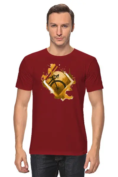 Заказать мужскую футболку в Москве. Футболка классическая Gravel Here от oneredfoxstore@gmail.com - готовые дизайны и нанесение принтов.