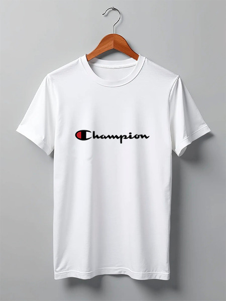 Заказать мужскую футболку в Москве. Футболка классическая Champion от DESIGNER   - готовые дизайны и нанесение принтов.