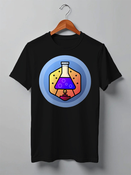 Заказать мужскую футболку в Москве. Футболка классическая Science от oneredfoxstore@gmail.com - готовые дизайны и нанесение принтов.