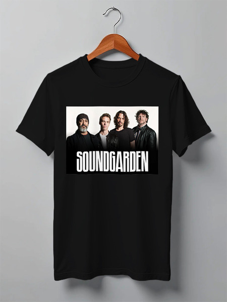 Заказать мужскую футболку в Москве. Футболка классическая Soundgarden от Fedor - готовые дизайны и нанесение принтов.