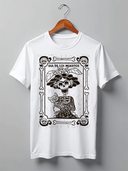 Заказать мужскую футболку в Москве. Футболка классическая Zombies от oneredfoxstore@gmail.com - готовые дизайны и нанесение принтов.
