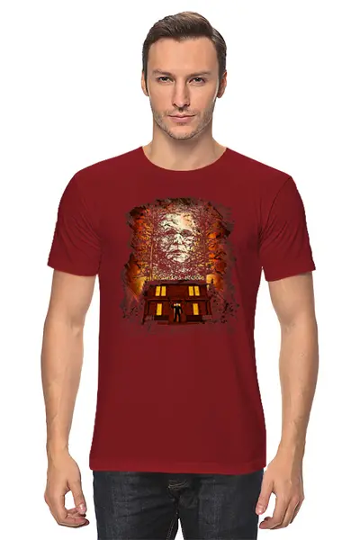 Заказать мужскую футболку в Москве. Футболка классическая Halloween       от T-shirt print  - готовые дизайны и нанесение принтов.