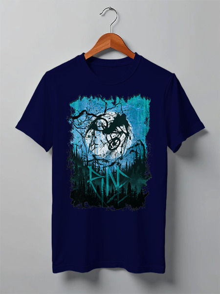 Заказать мужскую футболку в Москве. Футболка классическая Vintage MTB Ride от oneredfoxstore@gmail.com - готовые дизайны и нанесение принтов.