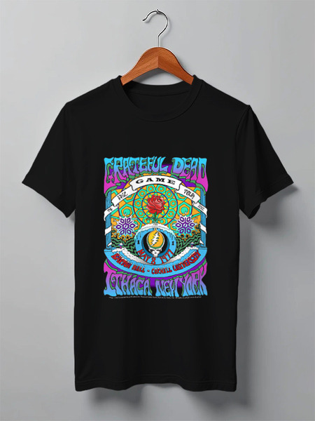 Заказать мужскую футболку в Москве. Футболка классическая Grateful Dead от Fedor - готовые дизайны и нанесение принтов.