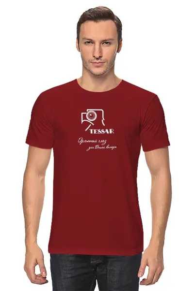 Заказать мужскую футболку в Москве. Футболка классическая Tessar от markscheider - готовые дизайны и нанесение принтов.