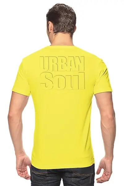 Заказать мужскую футболку в Москве. Футболка классическая Urban Soul от balden - готовые дизайны и нанесение принтов.