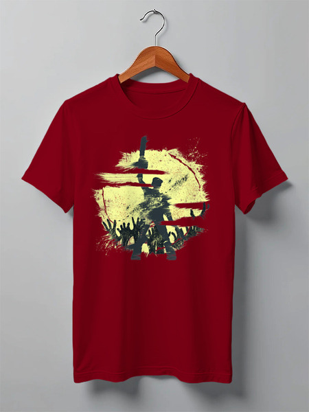 Заказать мужскую футболку в Москве. Футболка классическая Zombies от oneredfoxstore@gmail.com - готовые дизайны и нанесение принтов.