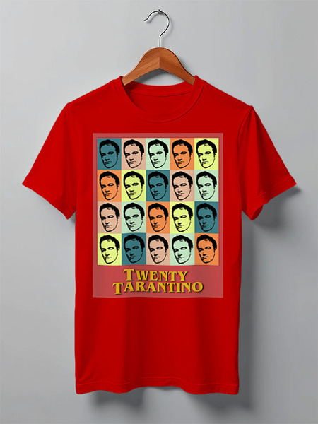 Заказать мужскую футболку в Москве. Футболка классическая Twenty Tarantino от dmpdesign@inbox.ru - готовые дизайны и нанесение принтов.