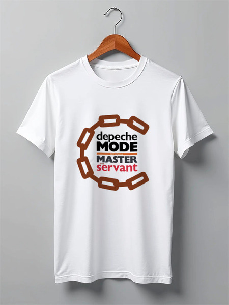 Заказать мужскую футболку в Москве. Футболка классическая Depeche Mode  от Fedor - готовые дизайны и нанесение принтов.