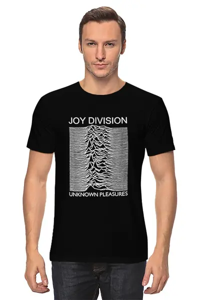 Заказать мужскую футболку в Москве. Футболка классическая Joy Division от OEX design - готовые дизайны и нанесение принтов.