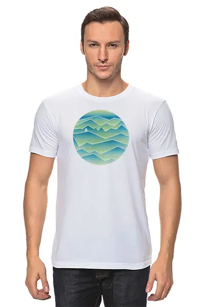 Заказать мужскую футболку в Москве. Футболка классическая Touring от oneredfoxstore@gmail.com - готовые дизайны и нанесение принтов.
