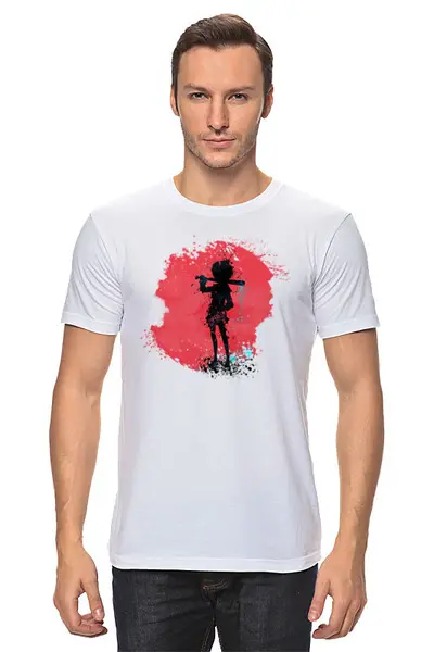 Заказать мужскую футболку в Москве. Футболка классическая Japan от oneredfoxstore@gmail.com - готовые дизайны и нанесение принтов.