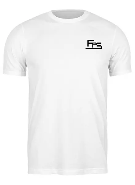 Заказать мужскую футболку в Москве. Футболка классическая Ничего лишнего, только Fps от FarinPlus  - готовые дизайны и нанесение принтов.