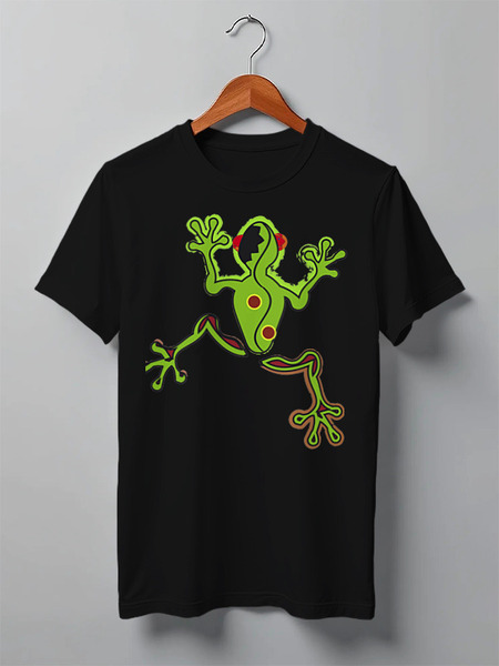 Заказать мужскую футболку в Москве. Футболка классическая Animals от oneredfoxstore@gmail.com - готовые дизайны и нанесение принтов.
