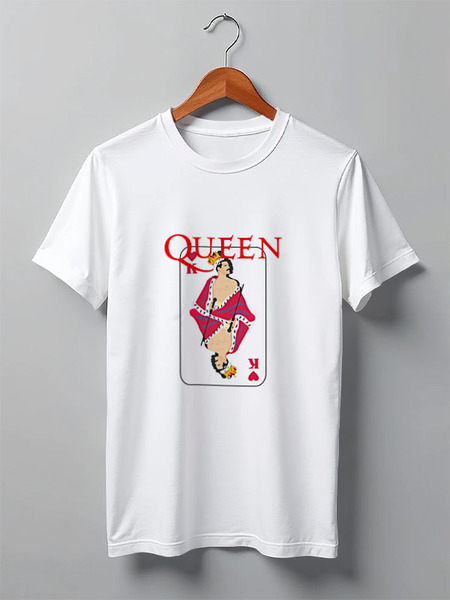 Заказать мужскую футболку в Москве. Футболка классическая Freddie Mercury - Queen от Leichenwagen - готовые дизайны и нанесение принтов.