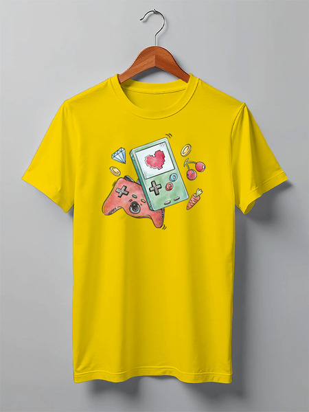 Заказать мужскую футболку в Москве. Футболка классическая Gamer от oneredfoxstore@gmail.com - готовые дизайны и нанесение принтов.