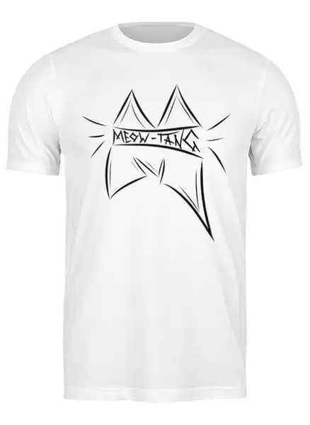 Заказать мужскую футболку в Москве. Футболка классическая Meow-Tang Clan от oneredfoxstore@gmail.com - готовые дизайны и нанесение принтов.