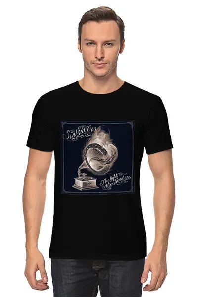 Заказать мужскую футболку в Москве. Футболка классическая  Soulsavers от Fedor - готовые дизайны и нанесение принтов.