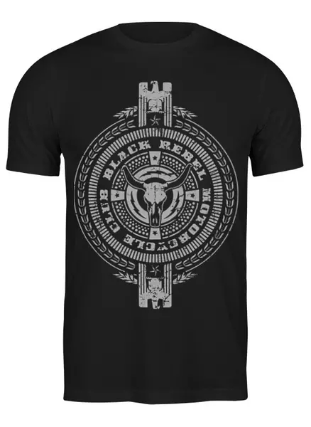 Заказать мужскую футболку в Москве. Футболка классическая Black Rebel Motorcycle Club от geekbox - готовые дизайны и нанесение принтов.