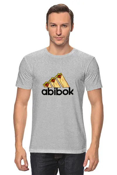 Заказать мужскую футболку в Москве. Футболка классическая Abibok от baradin baradin - готовые дизайны и нанесение принтов.