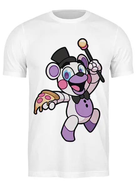 Заказать мужскую футболку в Москве. Футболка классическая Five Nights at Freddy’s от weeert - готовые дизайны и нанесение принтов.