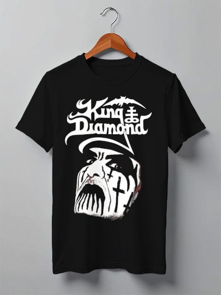 Заказать мужскую футболку в Москве. Футболка классическая King Diamond 1 от Вячеслав Дейнеко - готовые дизайны и нанесение принтов.