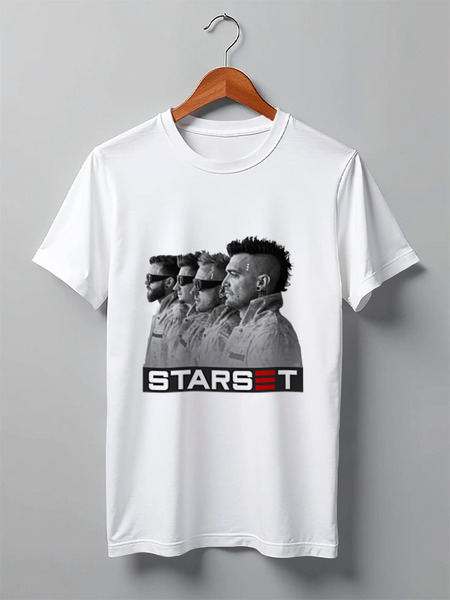 Заказать мужскую футболку в Москве. Футболка классическая Starset от OEX design - готовые дизайны и нанесение принтов.