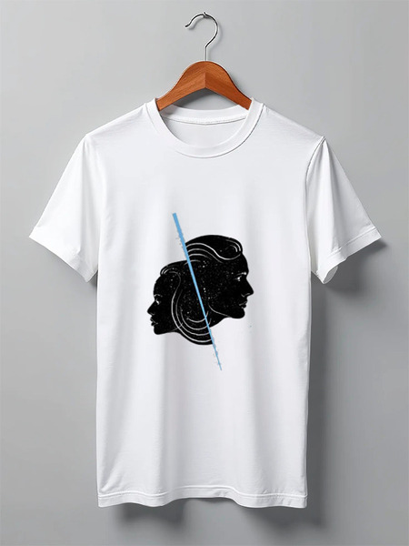Заказать мужскую футболку в Москве. Футболка классическая Space от YellowCloverShop - готовые дизайны и нанесение принтов.
